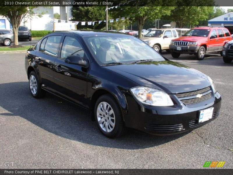 Black Granite Metallic / Ebony 2010 Chevrolet Cobalt LT Sedan