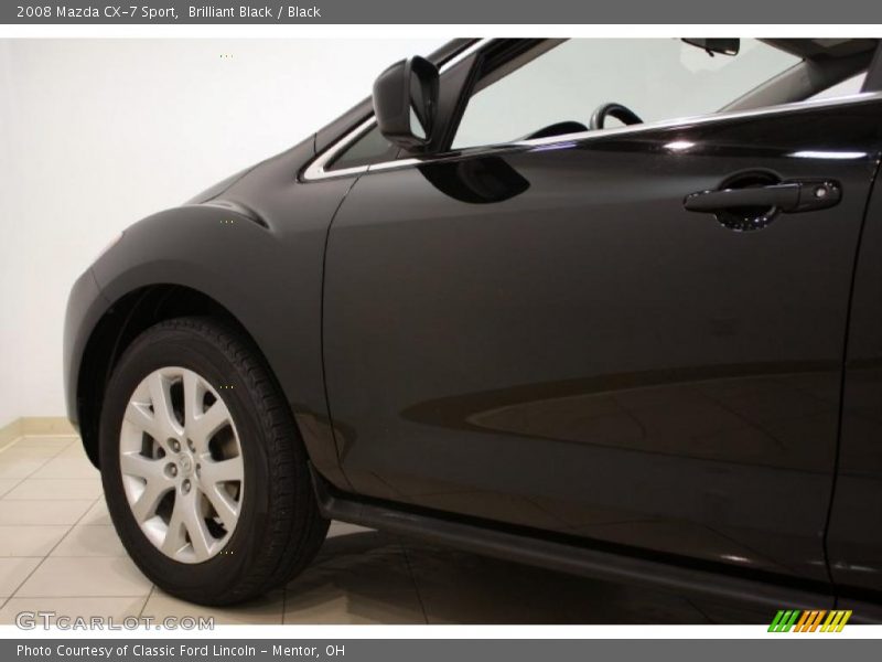 Brilliant Black / Black 2008 Mazda CX-7 Sport