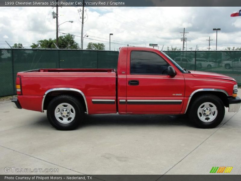 Victory Red / Graphite 1999 Chevrolet Silverado 1500 Regular Cab