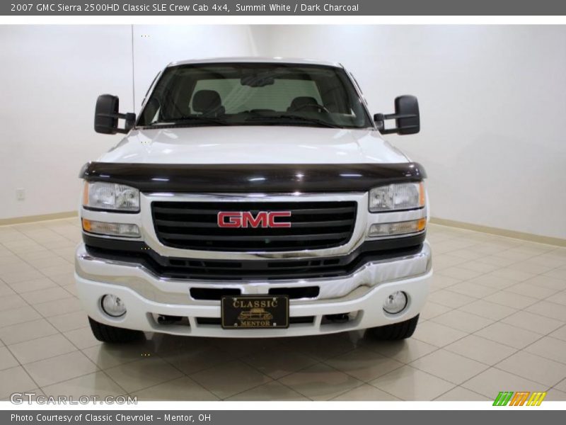 Summit White / Dark Charcoal 2007 GMC Sierra 2500HD Classic SLE Crew Cab 4x4