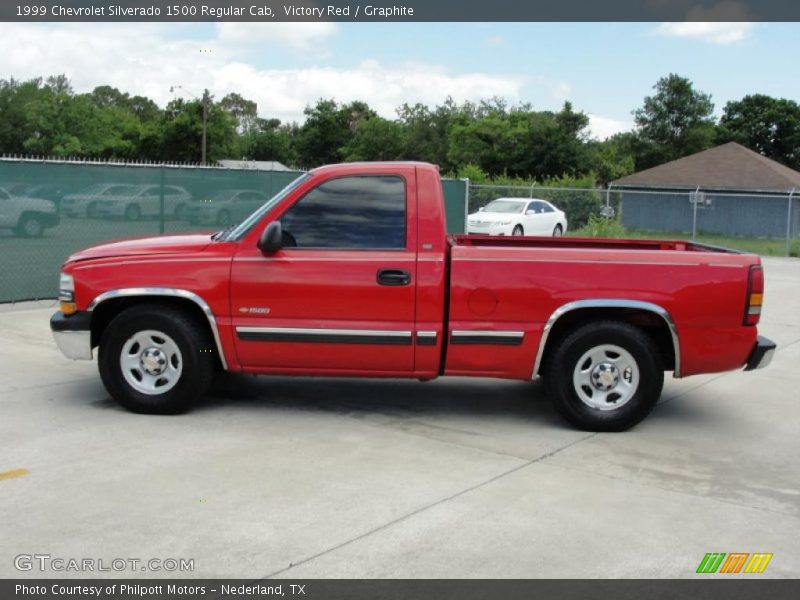 Victory Red / Graphite 1999 Chevrolet Silverado 1500 Regular Cab
