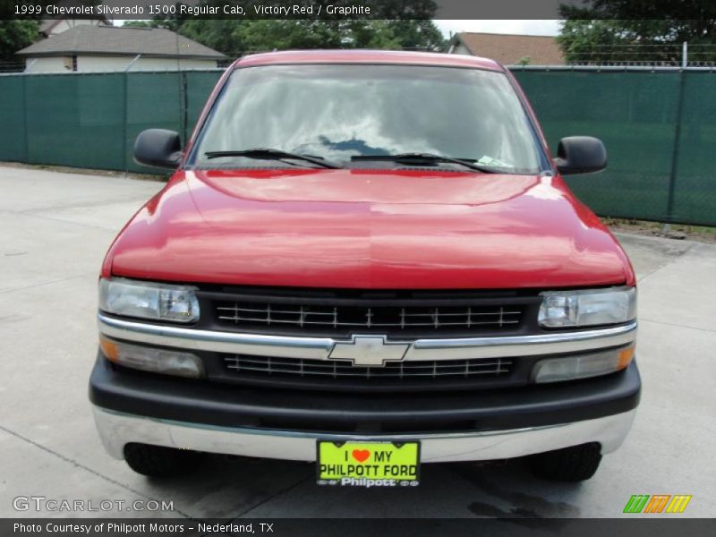 Victory Red / Graphite 1999 Chevrolet Silverado 1500 Regular Cab