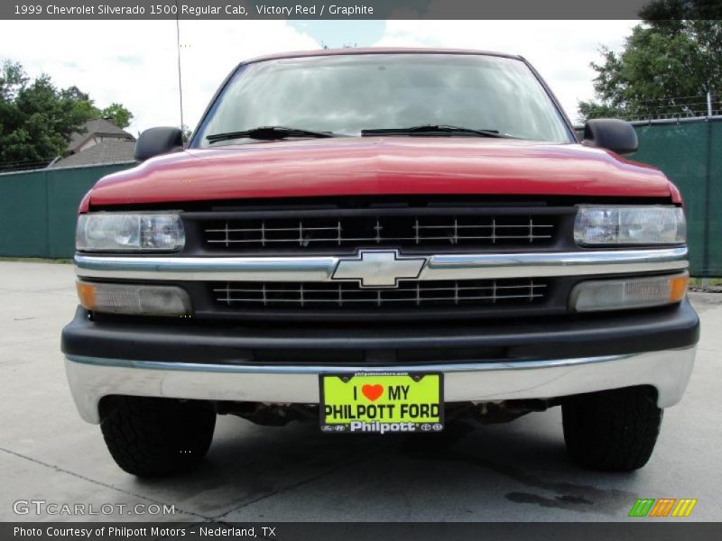 Victory Red / Graphite 1999 Chevrolet Silverado 1500 Regular Cab