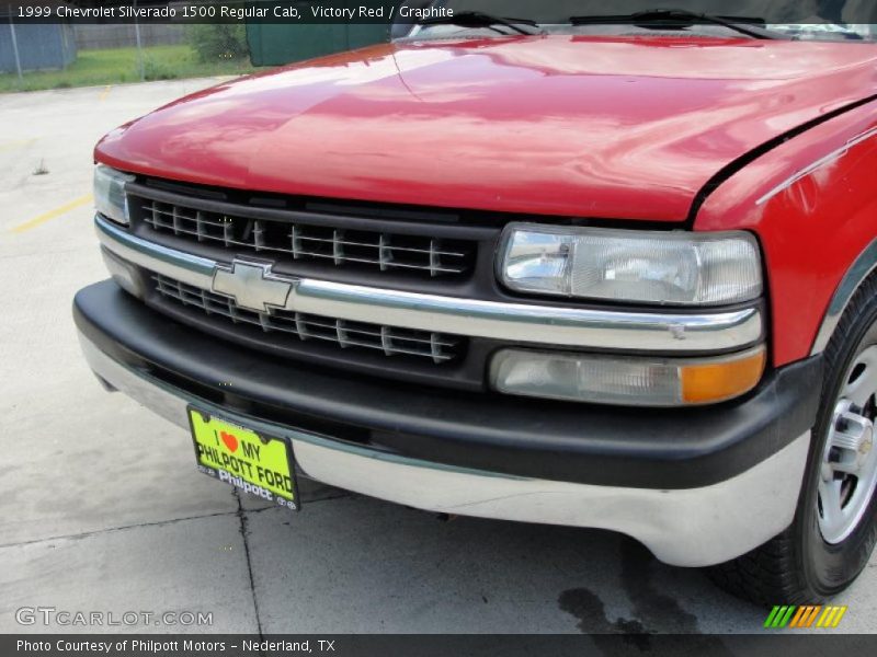 Victory Red / Graphite 1999 Chevrolet Silverado 1500 Regular Cab