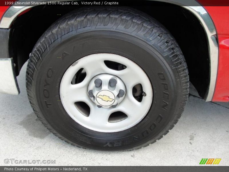 Victory Red / Graphite 1999 Chevrolet Silverado 1500 Regular Cab