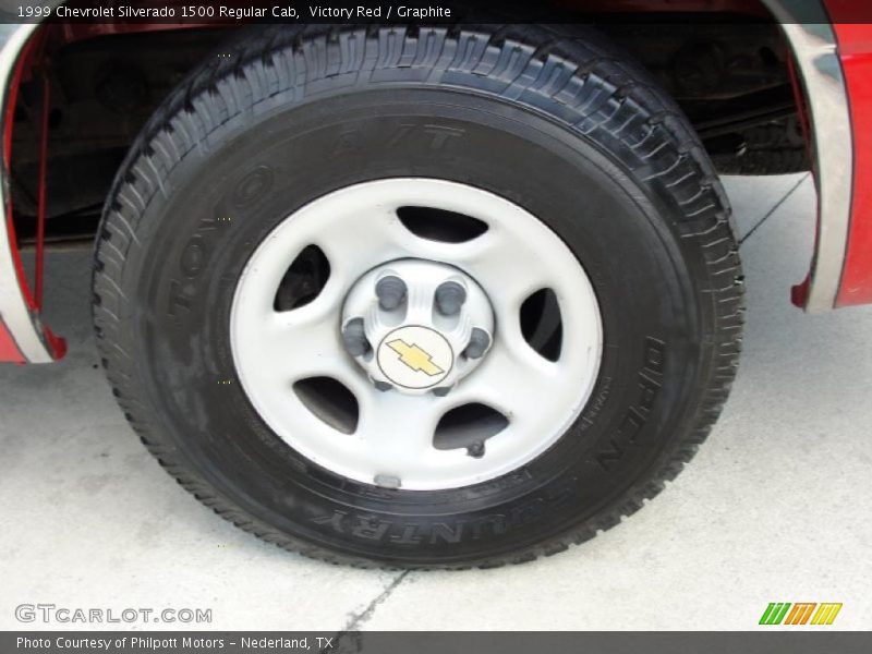 Victory Red / Graphite 1999 Chevrolet Silverado 1500 Regular Cab