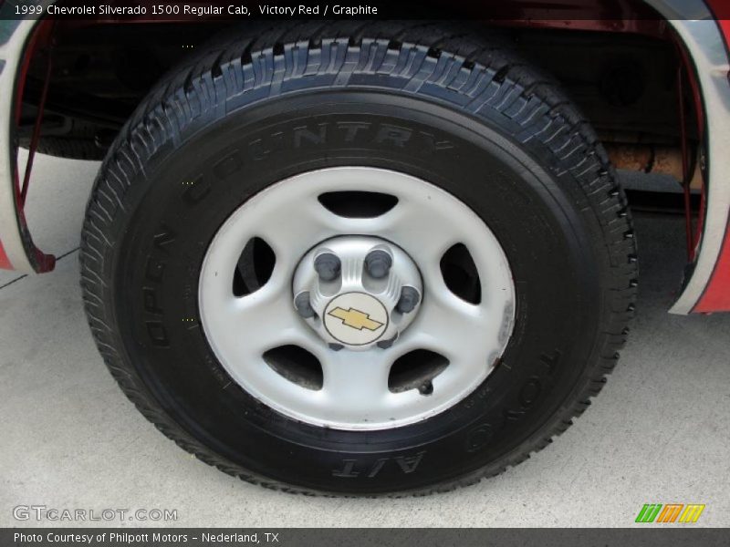 Victory Red / Graphite 1999 Chevrolet Silverado 1500 Regular Cab