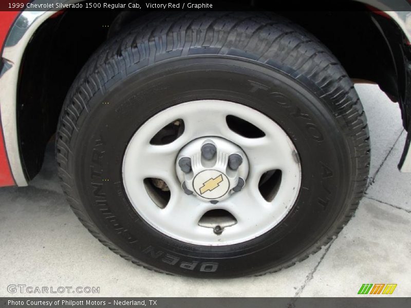Victory Red / Graphite 1999 Chevrolet Silverado 1500 Regular Cab