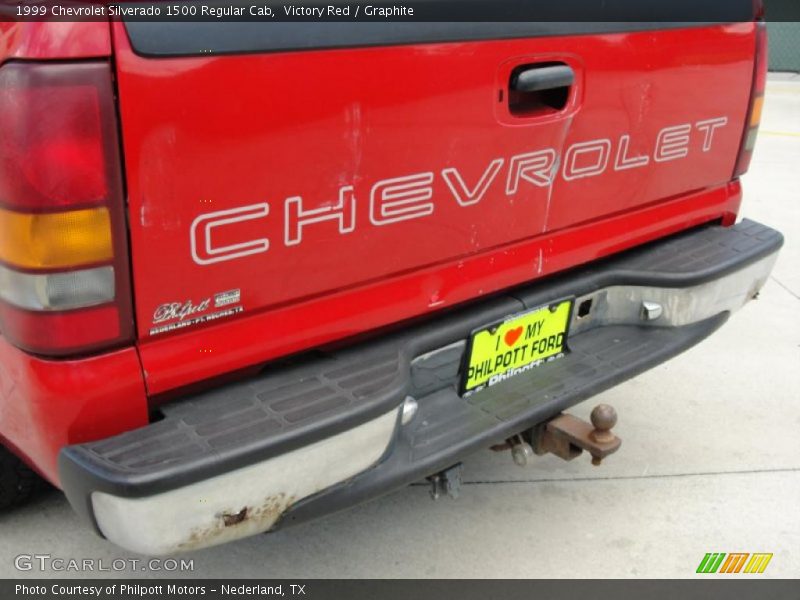 Victory Red / Graphite 1999 Chevrolet Silverado 1500 Regular Cab