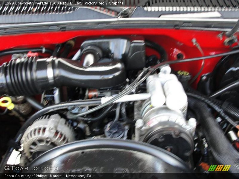 Victory Red / Graphite 1999 Chevrolet Silverado 1500 Regular Cab