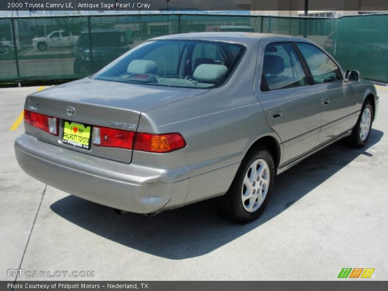 Antique Sage Pearl / Gray 2000 Toyota Camry LE