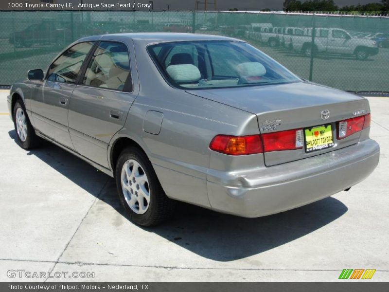 Antique Sage Pearl / Gray 2000 Toyota Camry LE