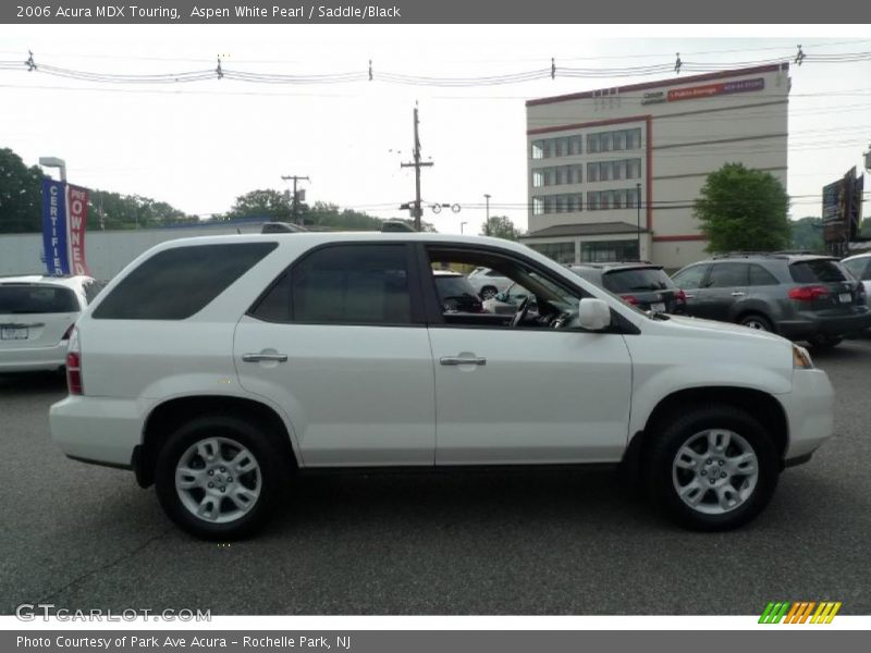 Aspen White Pearl / Saddle/Black 2006 Acura MDX Touring