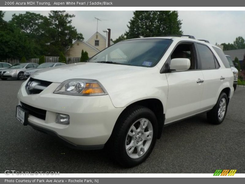 Aspen White Pearl / Saddle/Black 2006 Acura MDX Touring