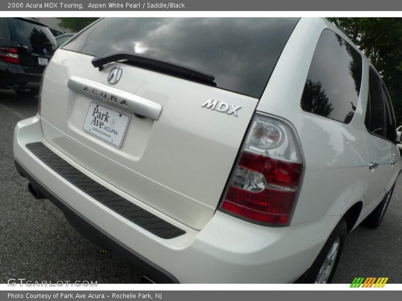 Aspen White Pearl / Saddle/Black 2006 Acura MDX Touring