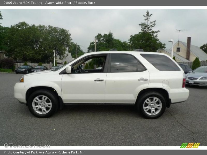 Aspen White Pearl / Saddle/Black 2006 Acura MDX Touring