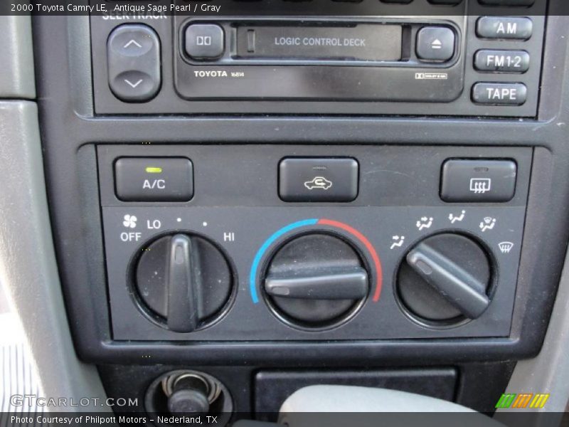 Antique Sage Pearl / Gray 2000 Toyota Camry LE