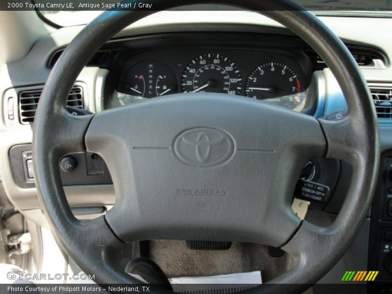 Antique Sage Pearl / Gray 2000 Toyota Camry LE