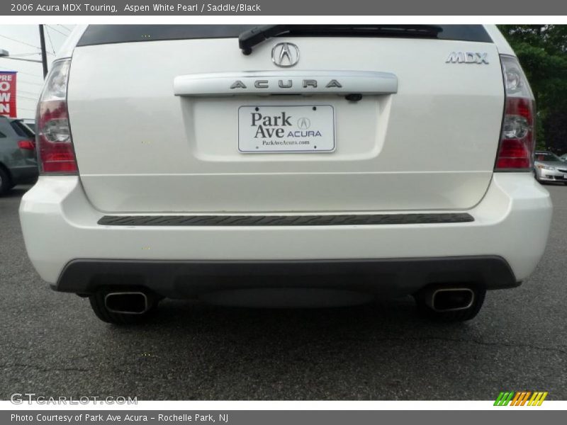 Aspen White Pearl / Saddle/Black 2006 Acura MDX Touring