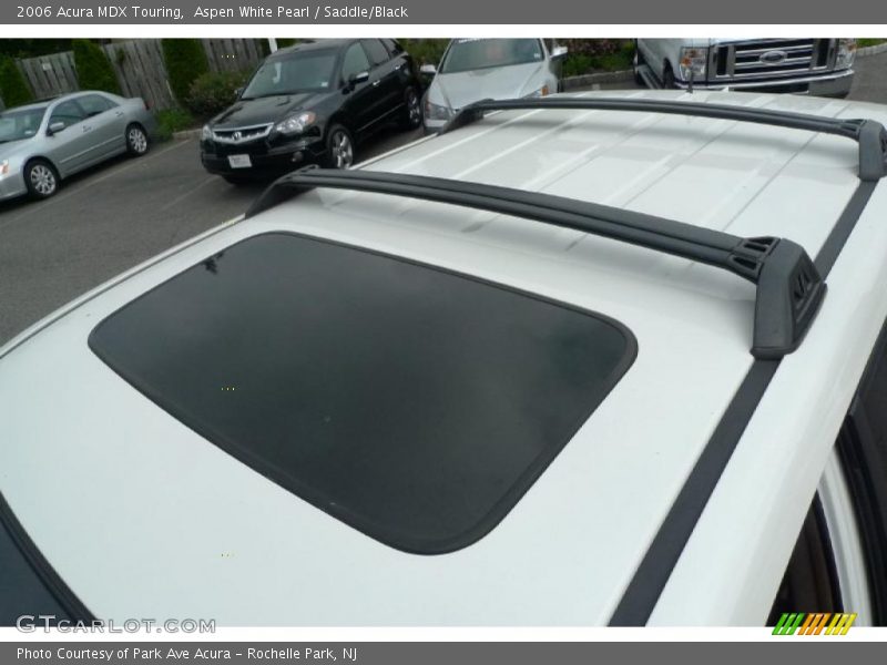 Aspen White Pearl / Saddle/Black 2006 Acura MDX Touring