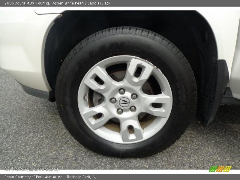 Aspen White Pearl / Saddle/Black 2006 Acura MDX Touring