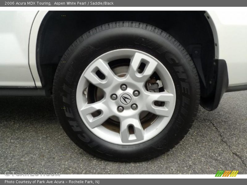 Aspen White Pearl / Saddle/Black 2006 Acura MDX Touring