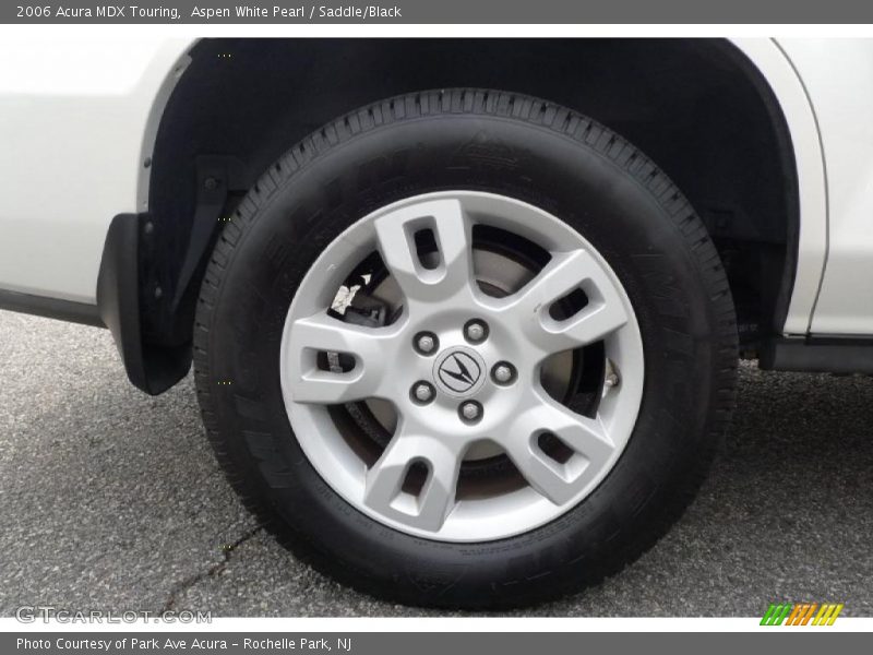 Aspen White Pearl / Saddle/Black 2006 Acura MDX Touring