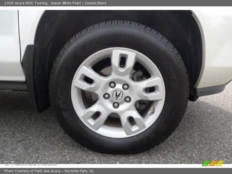 Aspen White Pearl / Saddle/Black 2006 Acura MDX Touring