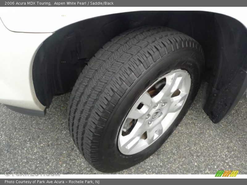 Aspen White Pearl / Saddle/Black 2006 Acura MDX Touring