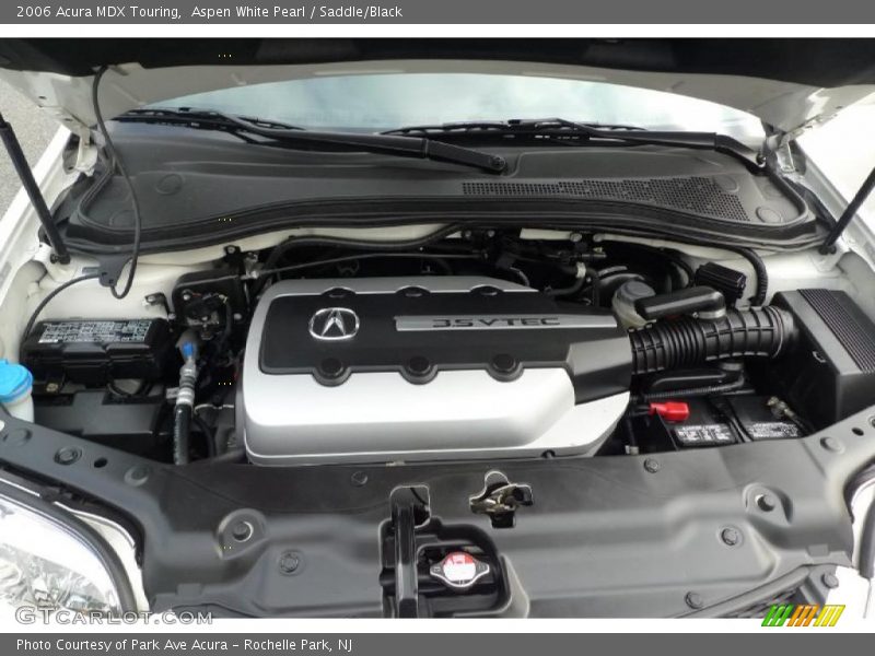 Aspen White Pearl / Saddle/Black 2006 Acura MDX Touring