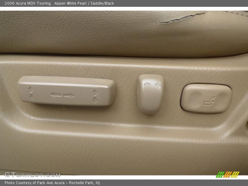 Aspen White Pearl / Saddle/Black 2006 Acura MDX Touring