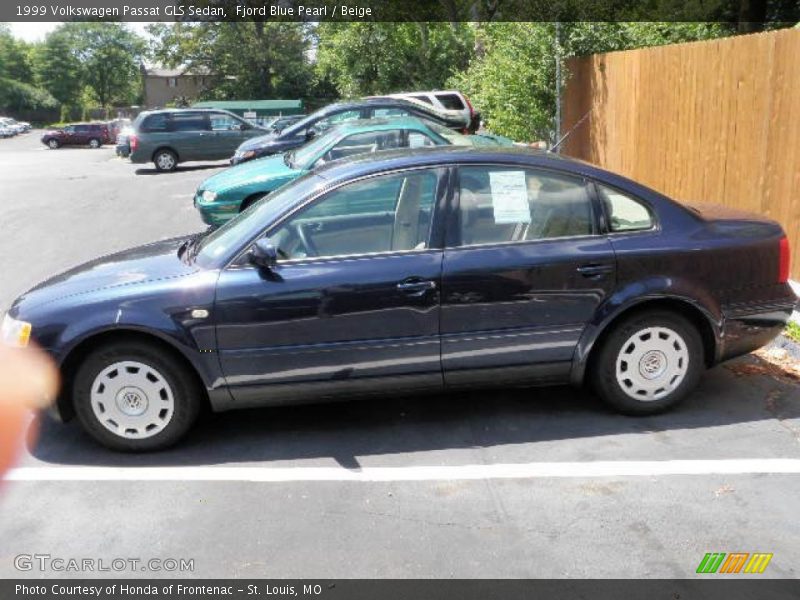 Fjord Blue Pearl / Beige 1999 Volkswagen Passat GLS Sedan