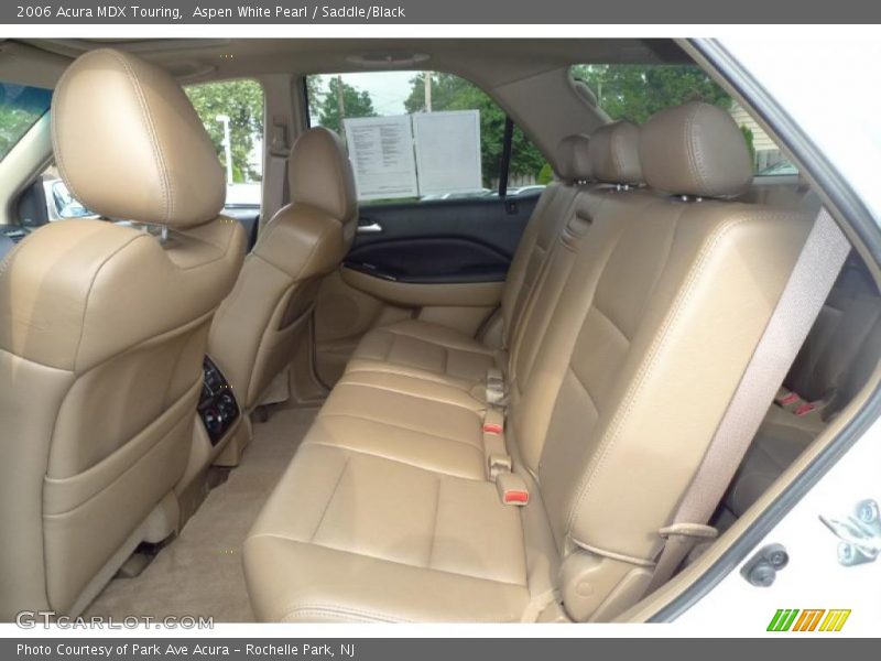 Aspen White Pearl / Saddle/Black 2006 Acura MDX Touring