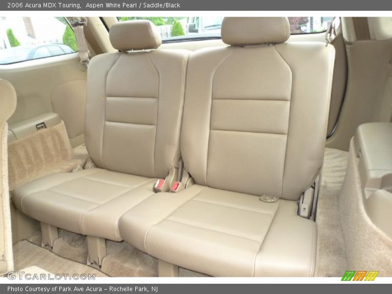 Aspen White Pearl / Saddle/Black 2006 Acura MDX Touring
