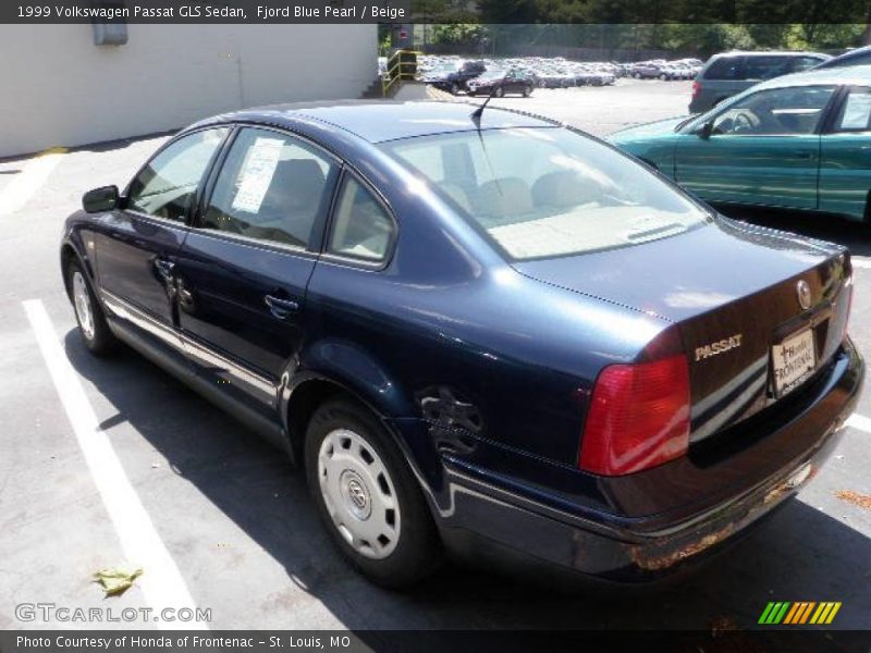 Fjord Blue Pearl / Beige 1999 Volkswagen Passat GLS Sedan