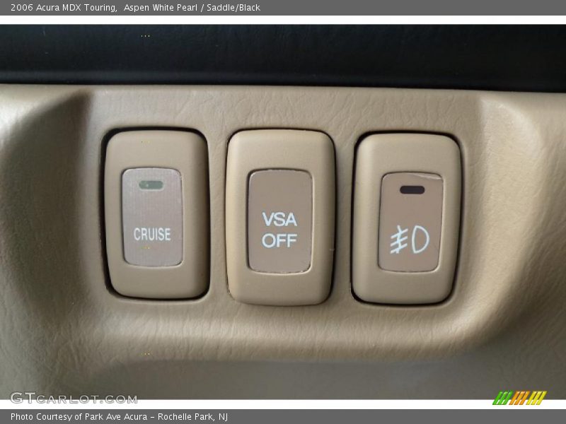 Aspen White Pearl / Saddle/Black 2006 Acura MDX Touring