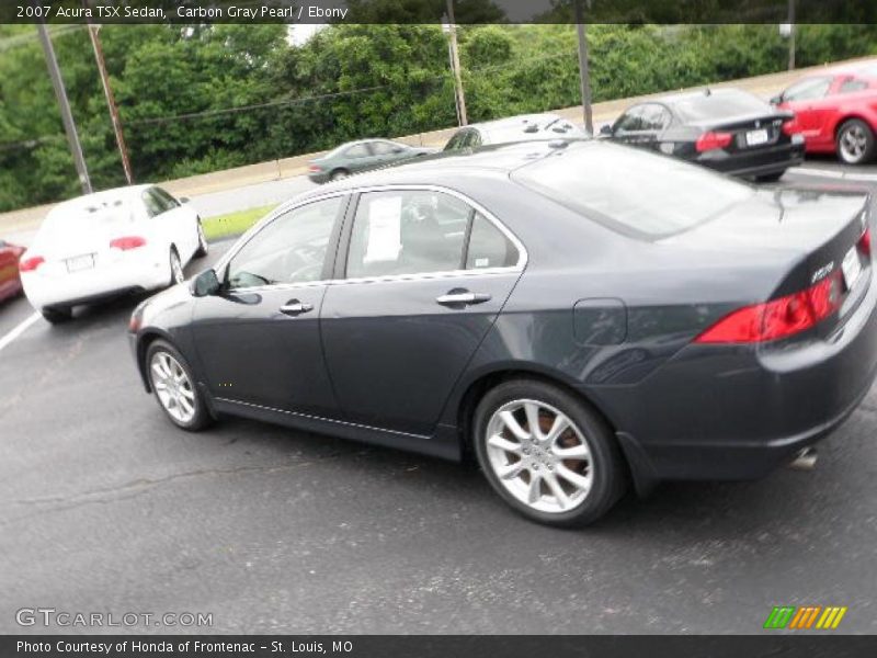 Carbon Gray Pearl / Ebony 2007 Acura TSX Sedan