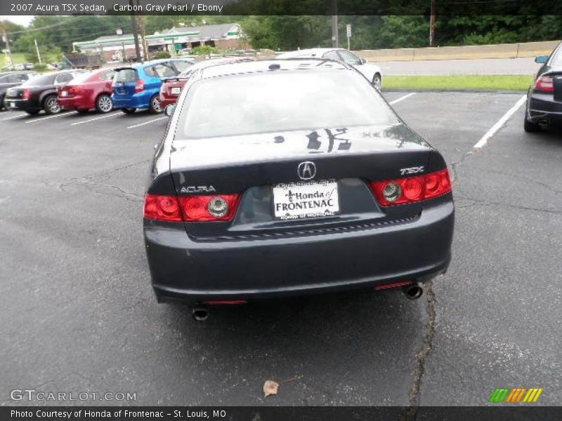 Carbon Gray Pearl / Ebony 2007 Acura TSX Sedan