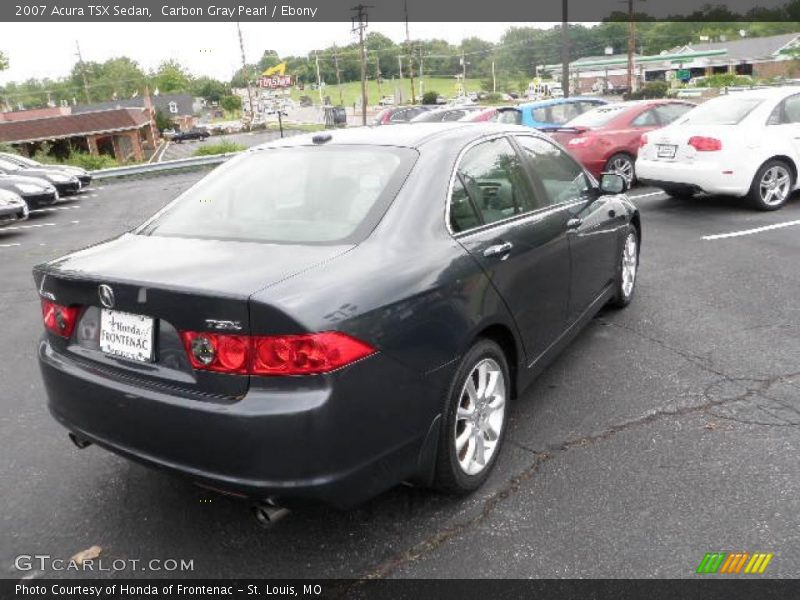 Carbon Gray Pearl / Ebony 2007 Acura TSX Sedan