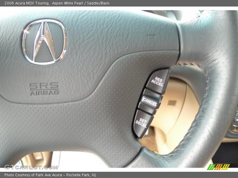 Aspen White Pearl / Saddle/Black 2006 Acura MDX Touring