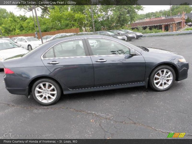 Carbon Gray Pearl / Ebony 2007 Acura TSX Sedan