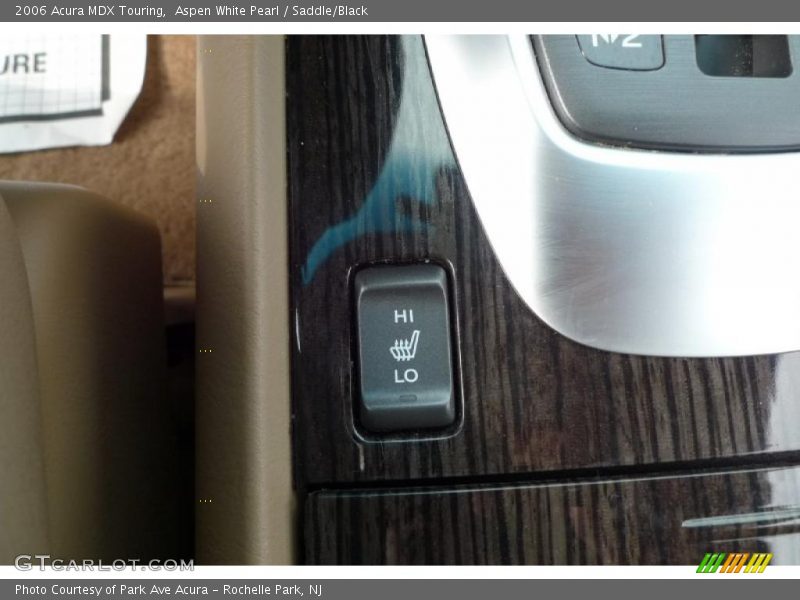 Aspen White Pearl / Saddle/Black 2006 Acura MDX Touring