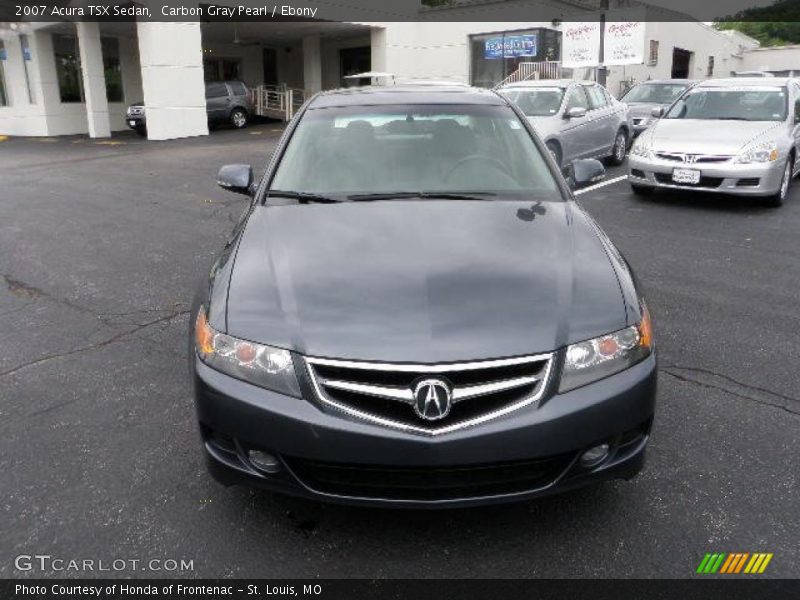 Carbon Gray Pearl / Ebony 2007 Acura TSX Sedan