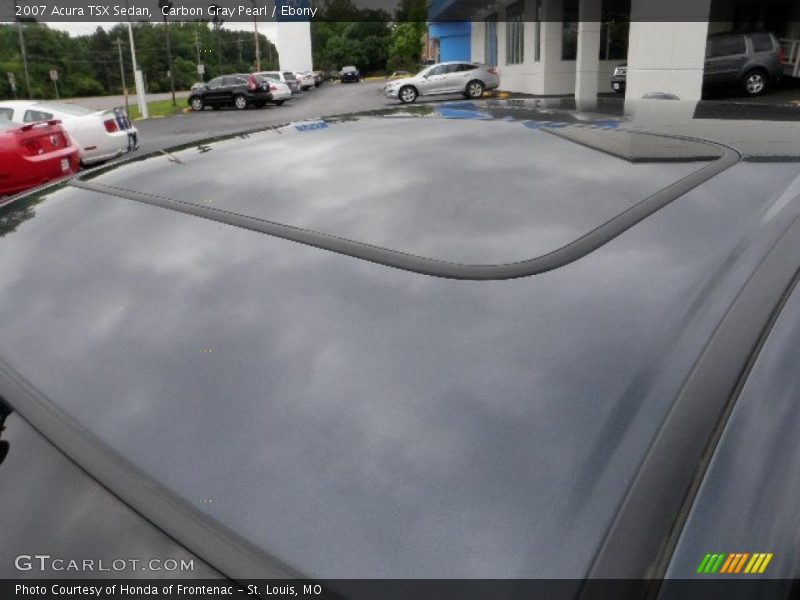 Carbon Gray Pearl / Ebony 2007 Acura TSX Sedan