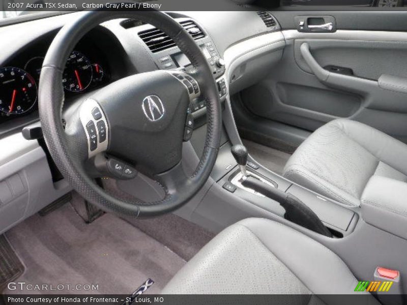 Carbon Gray Pearl / Ebony 2007 Acura TSX Sedan