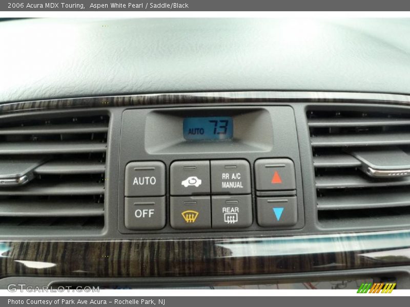 Aspen White Pearl / Saddle/Black 2006 Acura MDX Touring