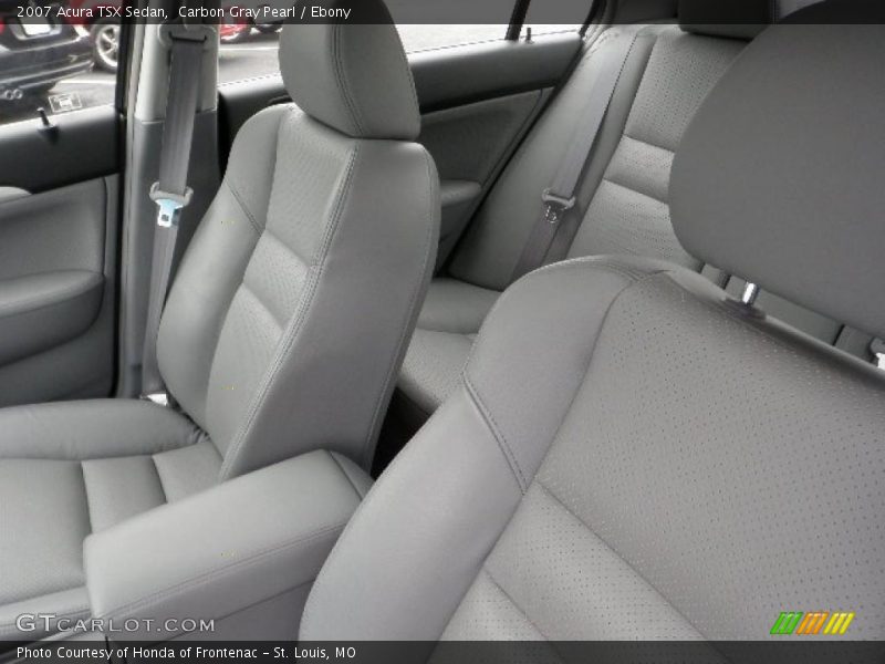Carbon Gray Pearl / Ebony 2007 Acura TSX Sedan