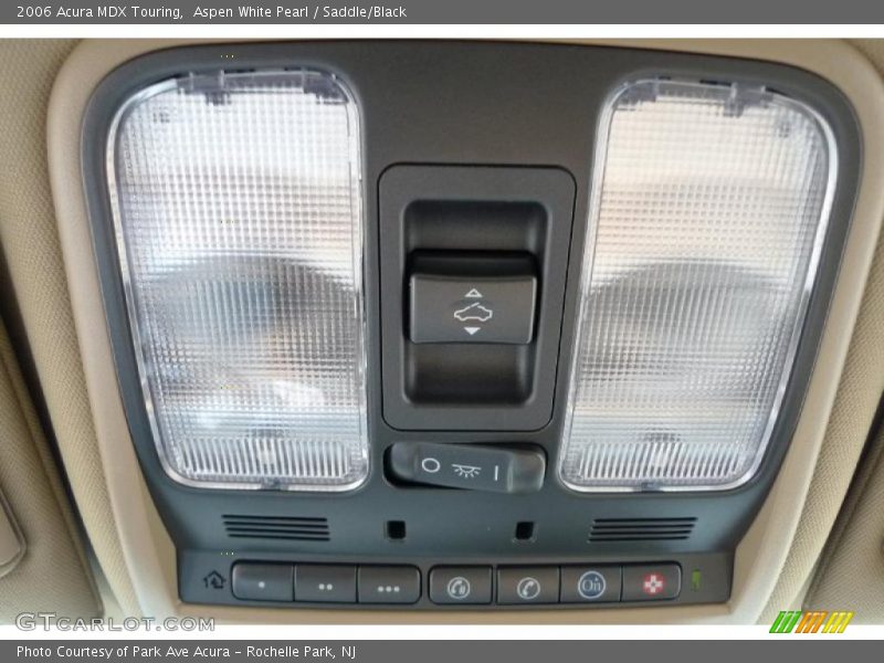 Aspen White Pearl / Saddle/Black 2006 Acura MDX Touring