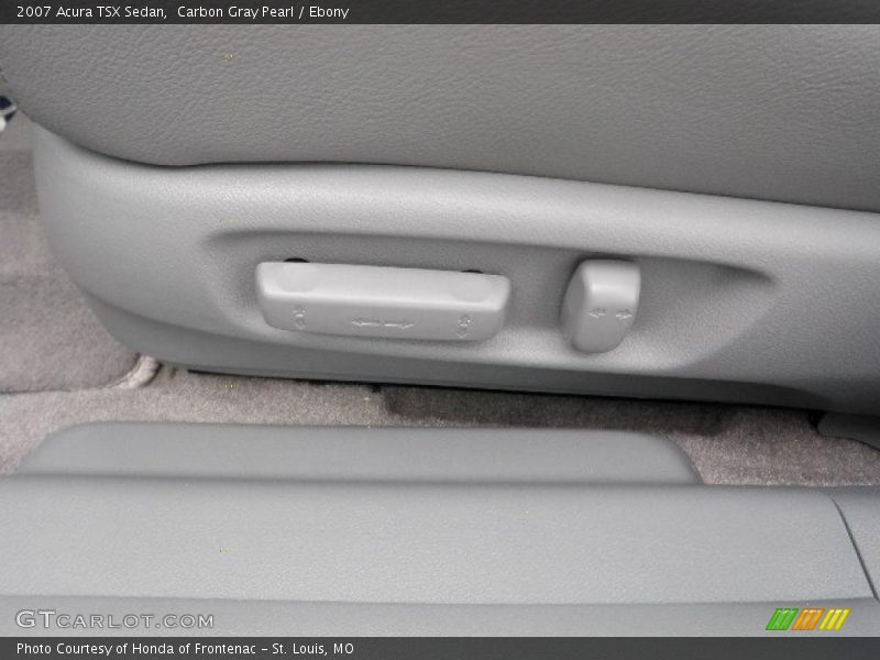 Carbon Gray Pearl / Ebony 2007 Acura TSX Sedan