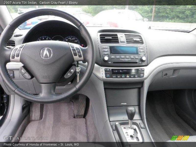 Carbon Gray Pearl / Ebony 2007 Acura TSX Sedan
